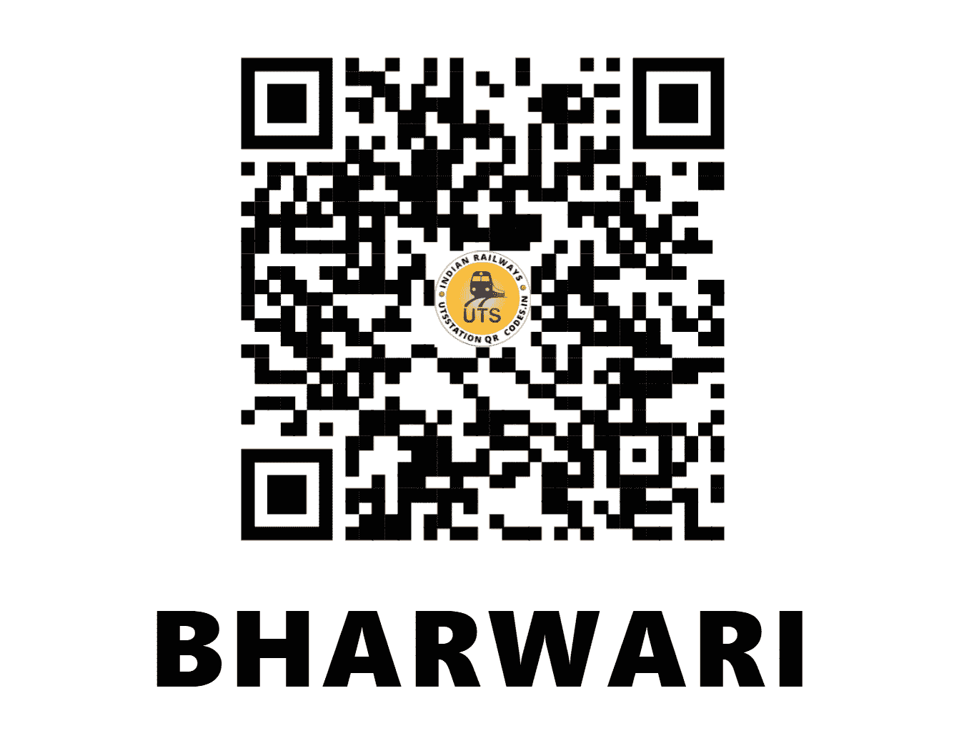 UTS QR Code for BHARWARI - BRE - NC (UTTAR PRADESH)